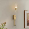 All copper single head aisle wall lamp