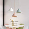 Personalized cone chandelier