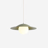 Cream style glass dining pendant light