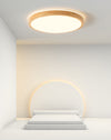 LED solid wood bedroom ceiling lamp