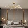 Light luxury lotus leaf chandelier