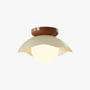 Cream style creative flower aisle ceiling lamp