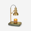 Brass Marble Melted Wax Table Lamp