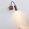 Retro rotatable bedside wall lamp