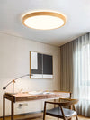 LED solid wood bedroom ceiling lamp