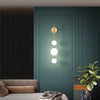 All copper sphere bedroom bedside wall lamp