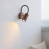 Retro rotatable bedside wall lamp