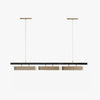 Minimalist long strip chandelier