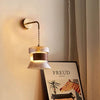 Japanese style all-copper solid wood wall lamp