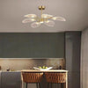 Light luxury lotus leaf chandelier