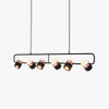 Nordic creative long strip dining pendant light