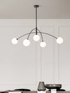 Geometric line molecular magic beans chandelier