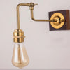 Japanese style vintage brass wall lamp