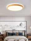 LED solid wood bedroom ceiling lamp