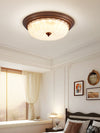 American retro bedroom ceiling lamp