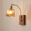 Vintage Walnut Corridor Bedside Wall Lamp