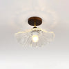 Retro lotus leaf aisle ceiling lamp