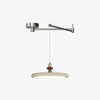 Cream style swing arm dining chandelier