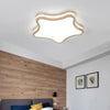 LED children's room solid wood ceiling lamp