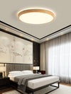 LED solid wood bedroom ceiling lamp