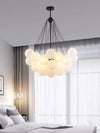 Cream Bubble Ball Chandelier