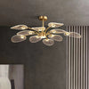 Light luxury lotus leaf chandelier