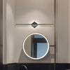 Creative geometric long strip mirror front wall lamp