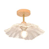 Retro lotus leaf aisle ceiling lamp