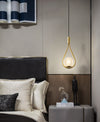 Creative personality bedside glass chandelier