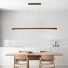 Creative walnut dining room chandelier