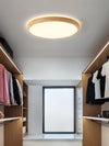 LED solid wood bedroom ceiling lamp