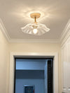 Retro lotus leaf aisle ceiling lamp