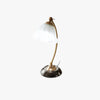 French retro flower glass table lamp