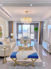 Creative golden tree branch crystal living room bedroom chandelier