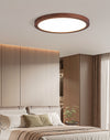 Japanese style solid wood LED ceiling lamp