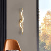 All copper line wall lamp