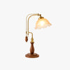 Medieval style bedroom bedside study flower table lamp