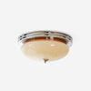 Medieval vintage glass ceiling lamp