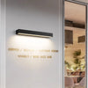 Nordic creative long strip LED outdoor wall light