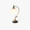 French retro glass bedside table lamp