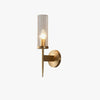 Full copper glass bedside aisle wall lamp