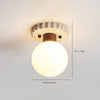 Cream wind natural travertine aisle ceiling lamp