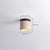 Natural yellow travertine aisle ceiling lamp