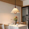 Wabi-sabi style restaurant chandelier retractable