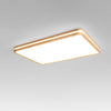 Solid wood LED ceiling light