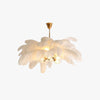 Ostrich Feather Bedroom Chandelier