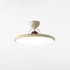 Cream style bedroom flying saucer ceiling lamp