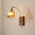 Vintage Walnut Corridor Bedside Wall Lamp