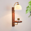 Vintage wabi-sabi cream style bedroom living room storage atmosphere wall lamp