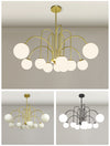 Line Magic Bean Glass Chandelier